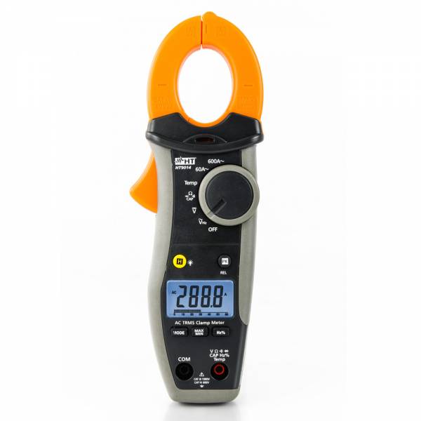 HT-Instruments HT9014 Digitale Stromzange 600A AC TRMS & Temperaturmessung, CAT IV 600V